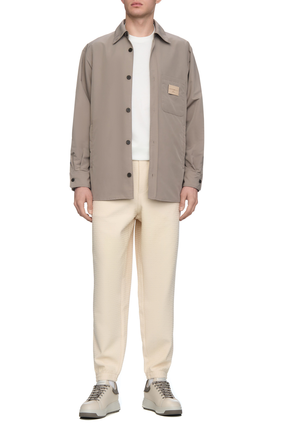 Мужской Emporio Armani Куртка-рубашка с логотипом (цвет ), артикул EM001629-AF13770 | Фото 3