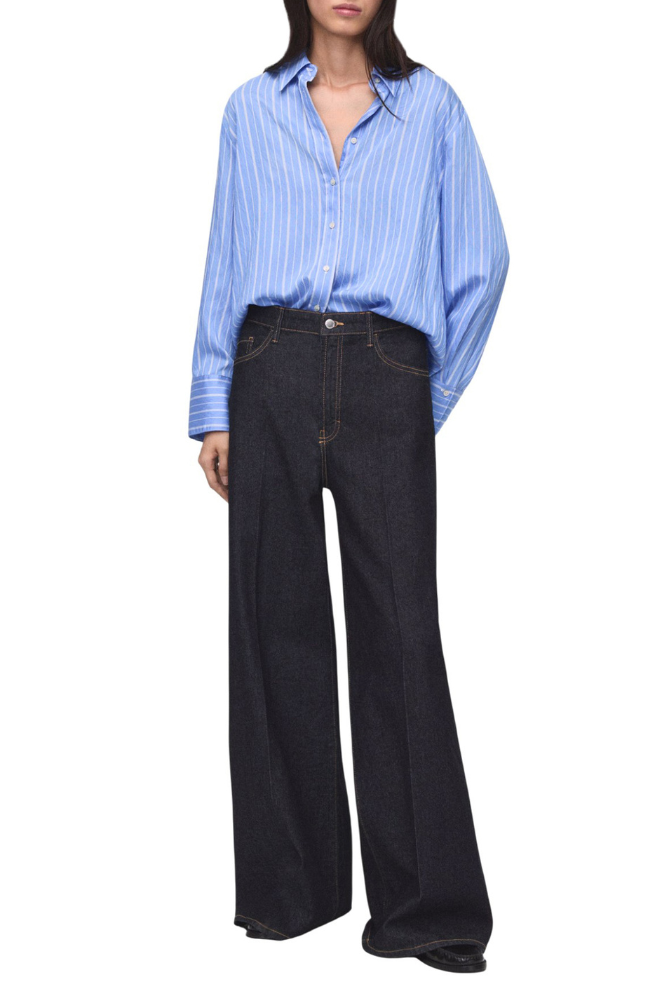 Женский Mango Рубашка ZAHA в полоску (цвет ), артикул 17096001 | Фото 2