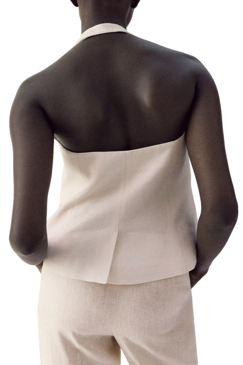 Женский Mango Жилет BORELI из льна (цвет ), артикул 27967156 | Фото 3