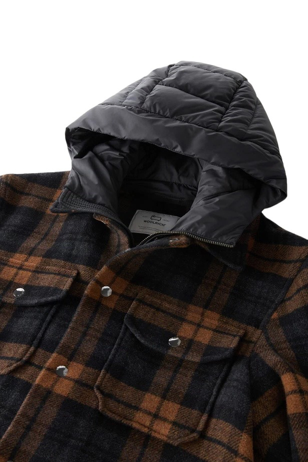 Мужской Woolrich Куртка-рубашка со съемным капюшоном (цвет ), артикул CFWOOS0104MRUT3121 | Фото 6