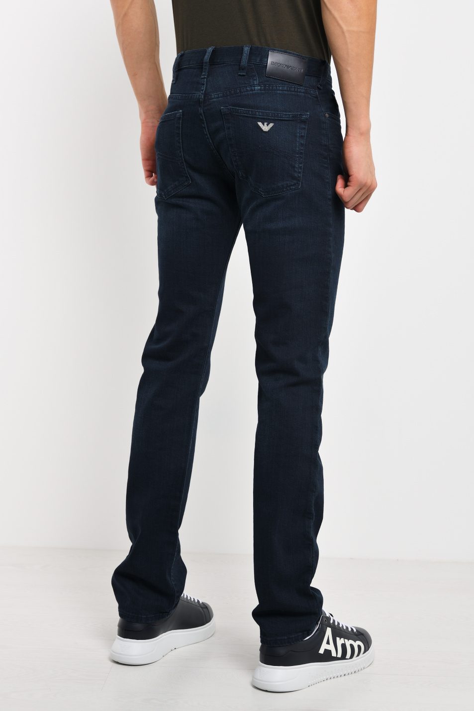 Мужской Emporio Armani Джинсы прямого кроя (цвет ), артикул 8N1J21-1D0IZ | Фото 3