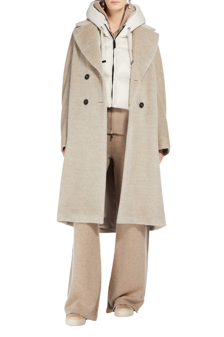 Женский Max Mara Пальто ZEFIR из натуральной шерсти с поясом (цвет ), артикул 90162323 | Фото 2