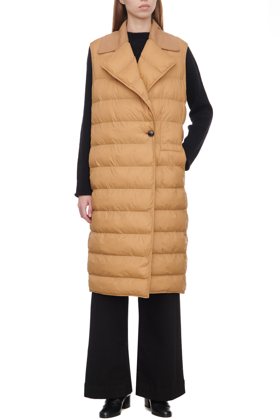 Женский BOSS Пальто из смесовой шерсти со съемной утепленной жилеткой (цвет ), артикул 50504584 | Фото 7