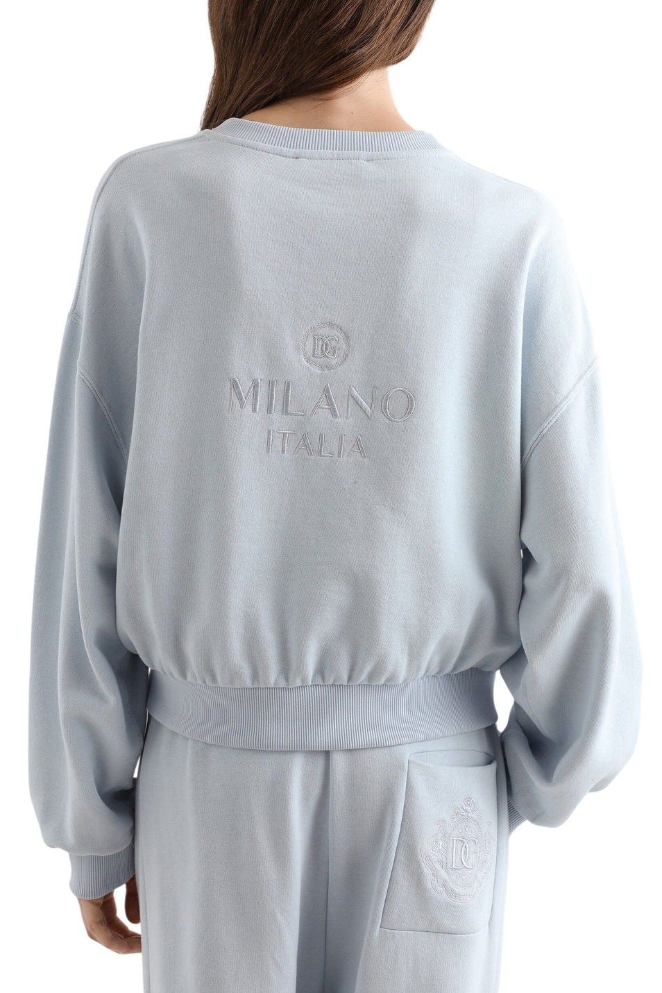 Женский Dolce & Gabbana Свитшот из хлопка с вышивкой (цвет ), артикул F9Q92Z-GDDMO | Фото 4