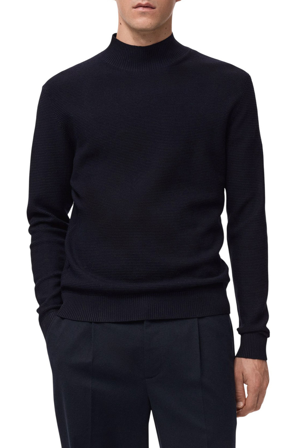 Мужской Mango Man Водолазка CARINO из смесовой вискозы (цвет ), артикул 17017906 | Фото 3