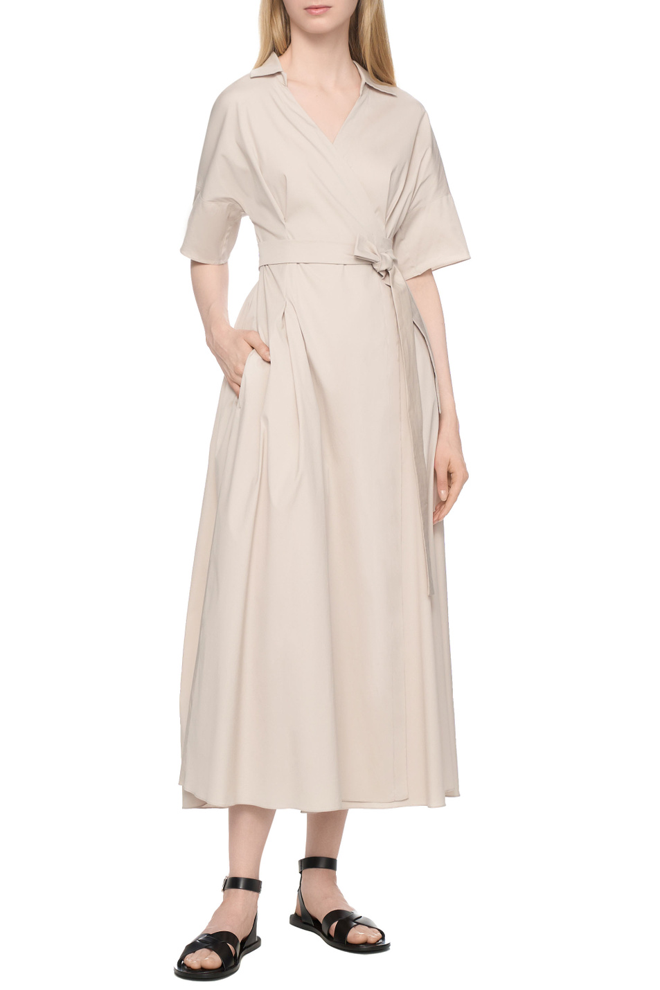 Женский Max Mara Платье SARAH из смесового хлопка (цвет ), артикул 2519221013 | Фото 4