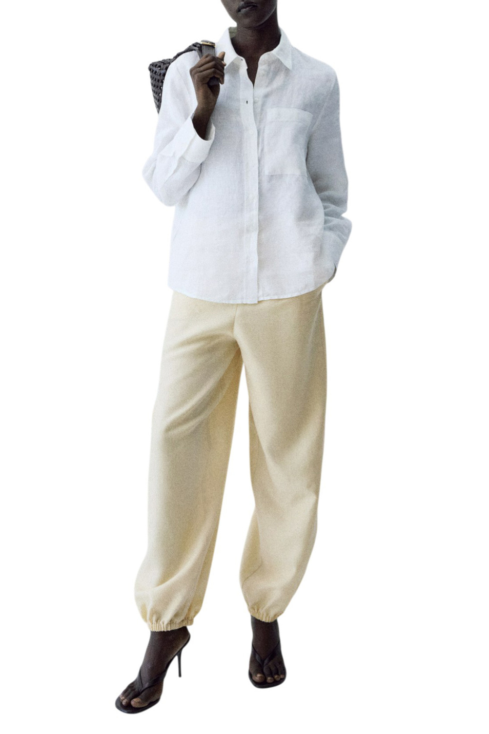 Женский Mango Рубашка LINO из льна (цвет ), артикул 27096345 | Фото 2