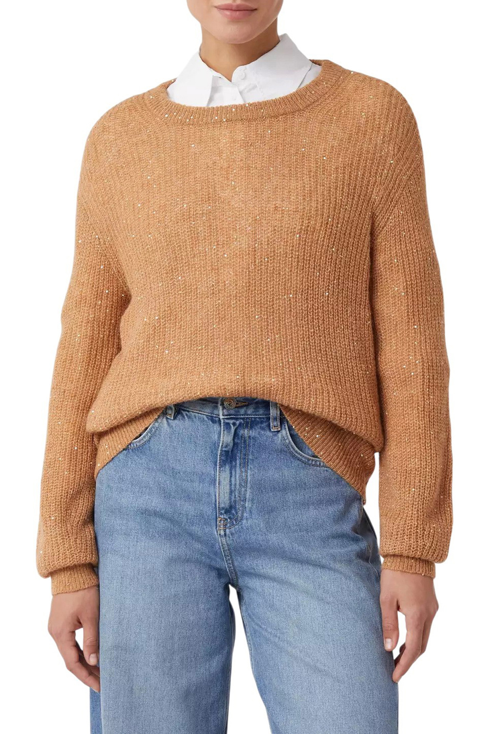 Женский Comma Джемпер с пайетками (цвет ), артикул 2171332 | Фото 3