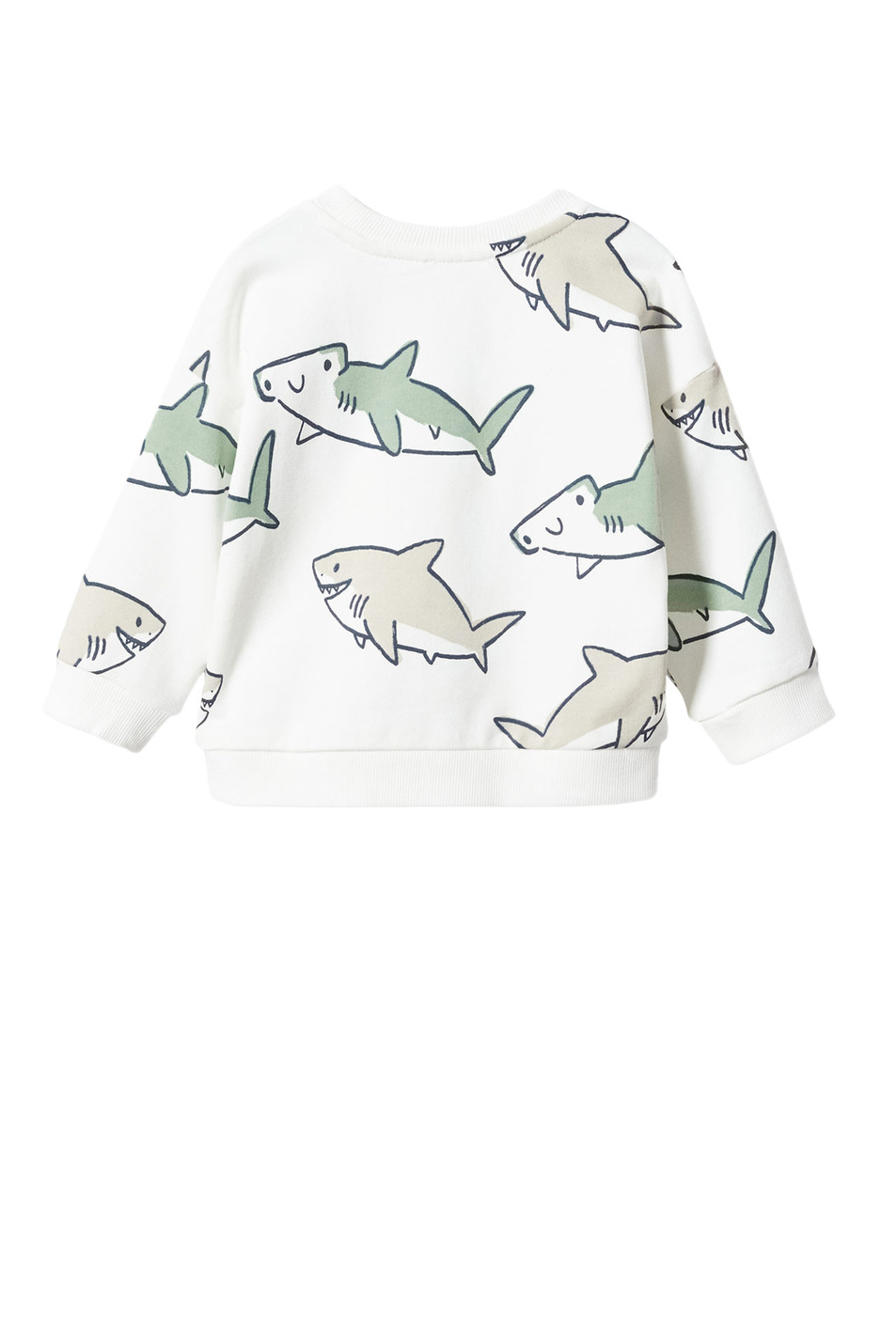 Мальчикам Mango Kids Свитшот SHARK с принтом (цвет ), артикул 47035142 | Фото 2