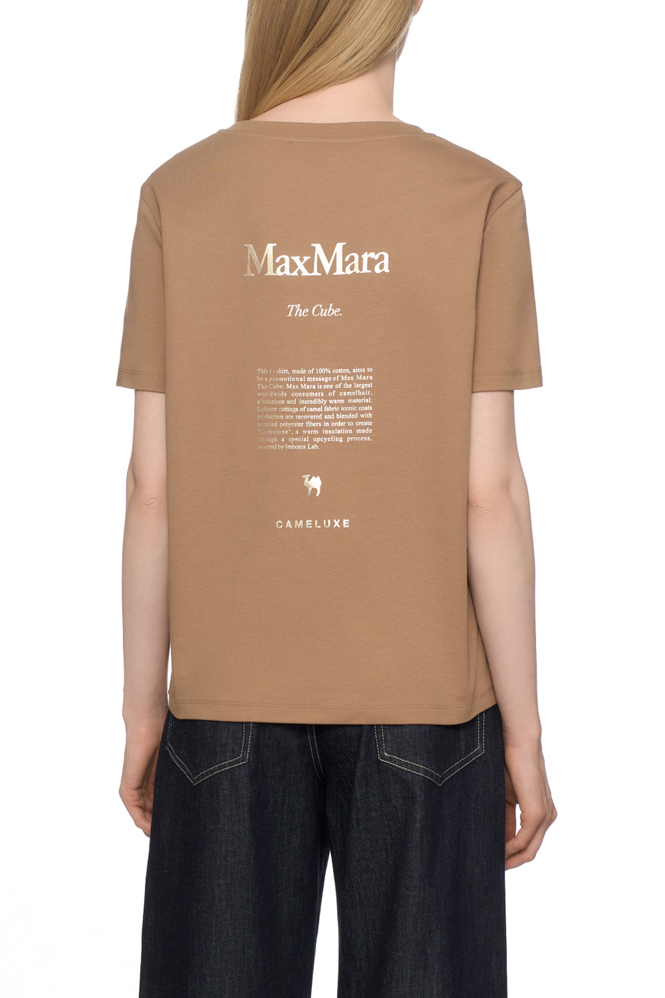 Женский Max Mara Футболка QUARZO из хлопка с принтом (цвет ), артикул 2529976031 | Фото 5
