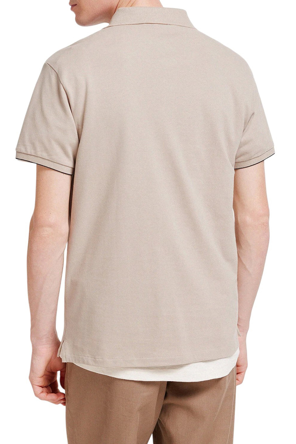 Мужской Springfield Поло из хлопка (цвет ), артикул 4403091 | Фото 3