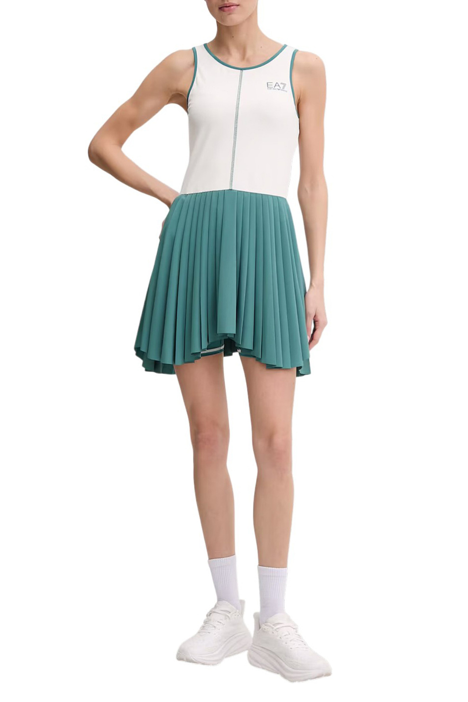Женский EA7 Платье спортивное с шортами (цвет ), артикул 7W000893-AF12117 | Фото 3