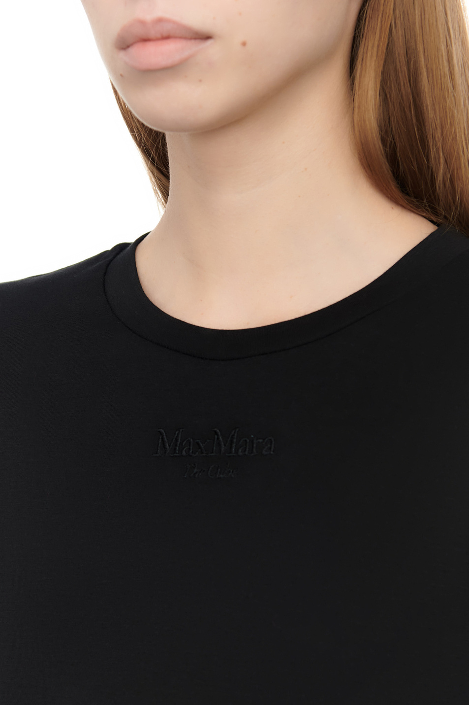 Женский Max Mara Футболка RUBENS из смесового хлопка (цвет ), артикул 2399760133 | Фото 5