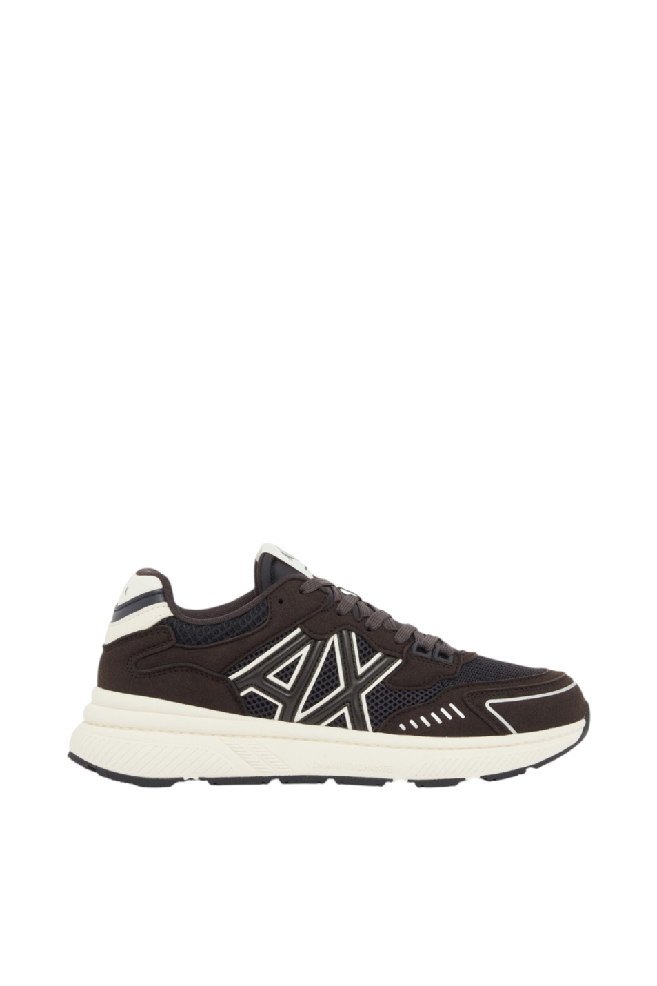 Кроссовки из искусственной замши и сетки|Основной цвет:Коричневый Мужской Armani Exchange Кроссовки из искусственной замши и сетки (цвет ), артикул XM002635-AF19388 | Фото 1