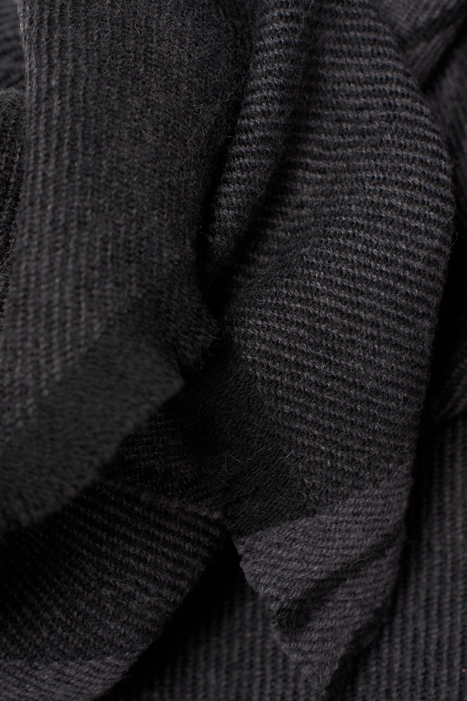 Шарф из шерсти|Основной цвет:Черный Мужской Zegna Шарф из шерсти (цвет ), артикул Z8L31SA8-28D-BK1 | Фото 2