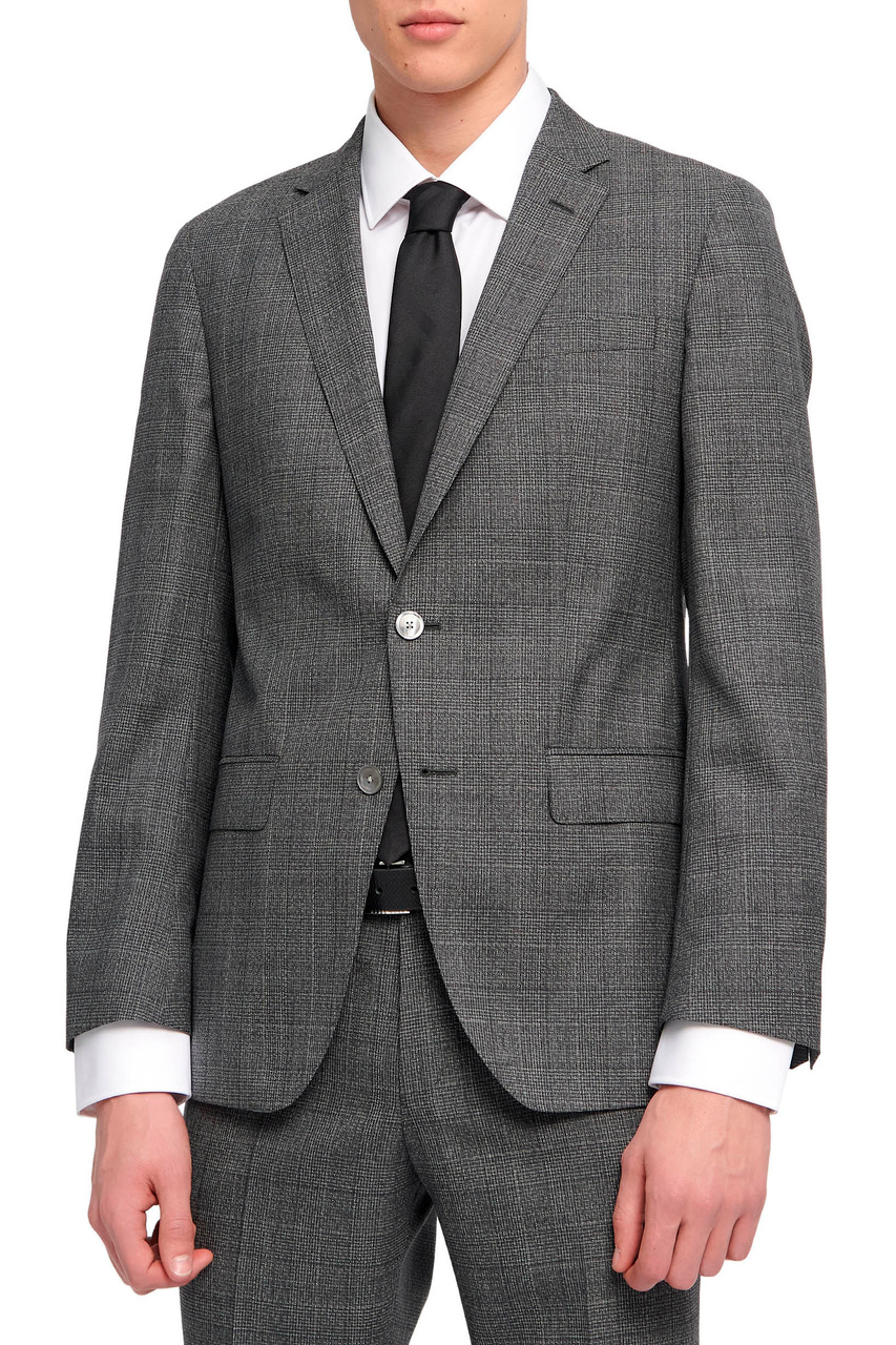 Пиджак Hartlay из натуральной шерсти|Основной цвет:Серый|Артикул:50444035 | Фото 1