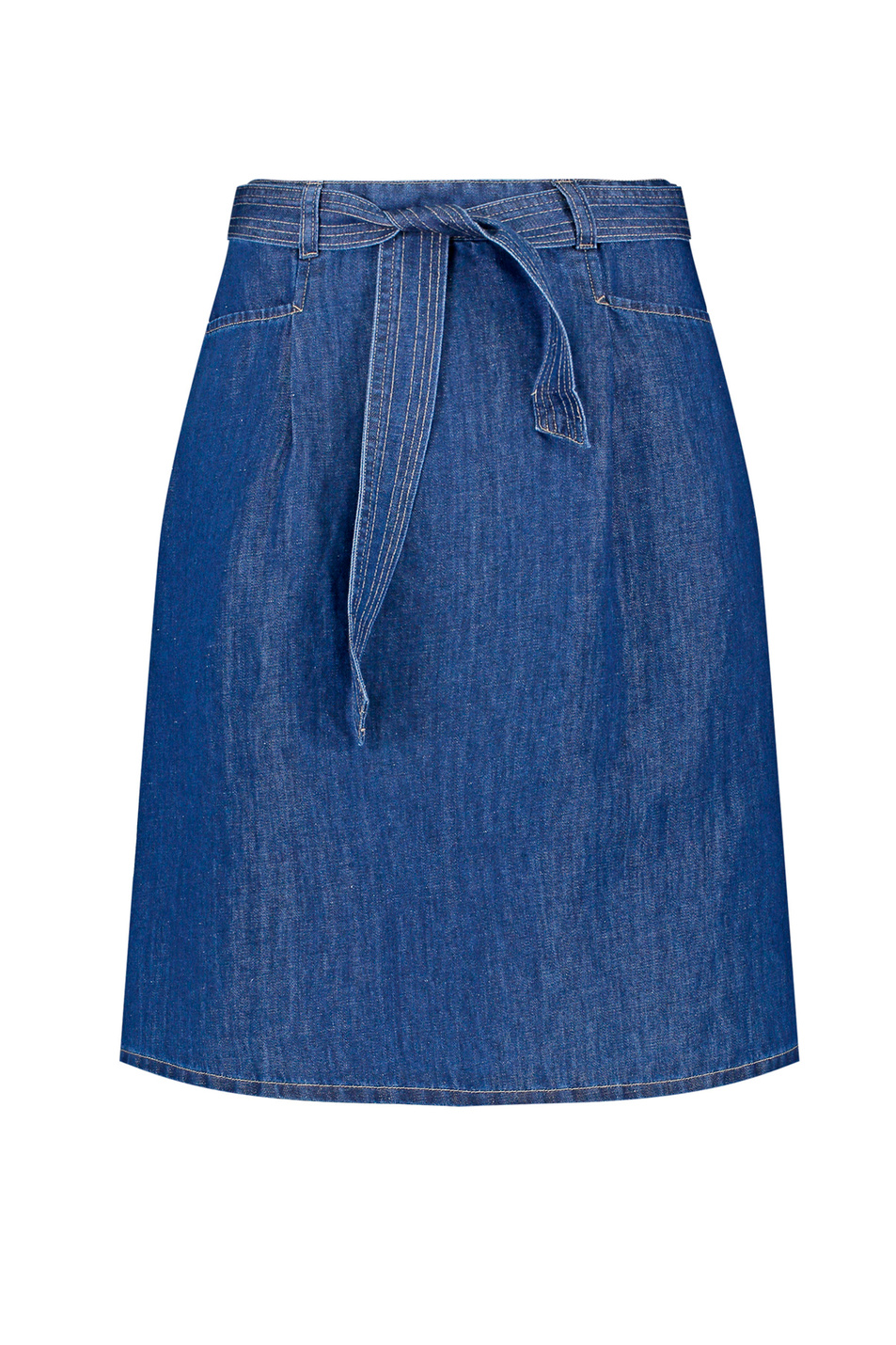 Женский Gerry Weber Джинсовая юбка с поясом (цвет ), артикул 610106-66831 | Фото 1