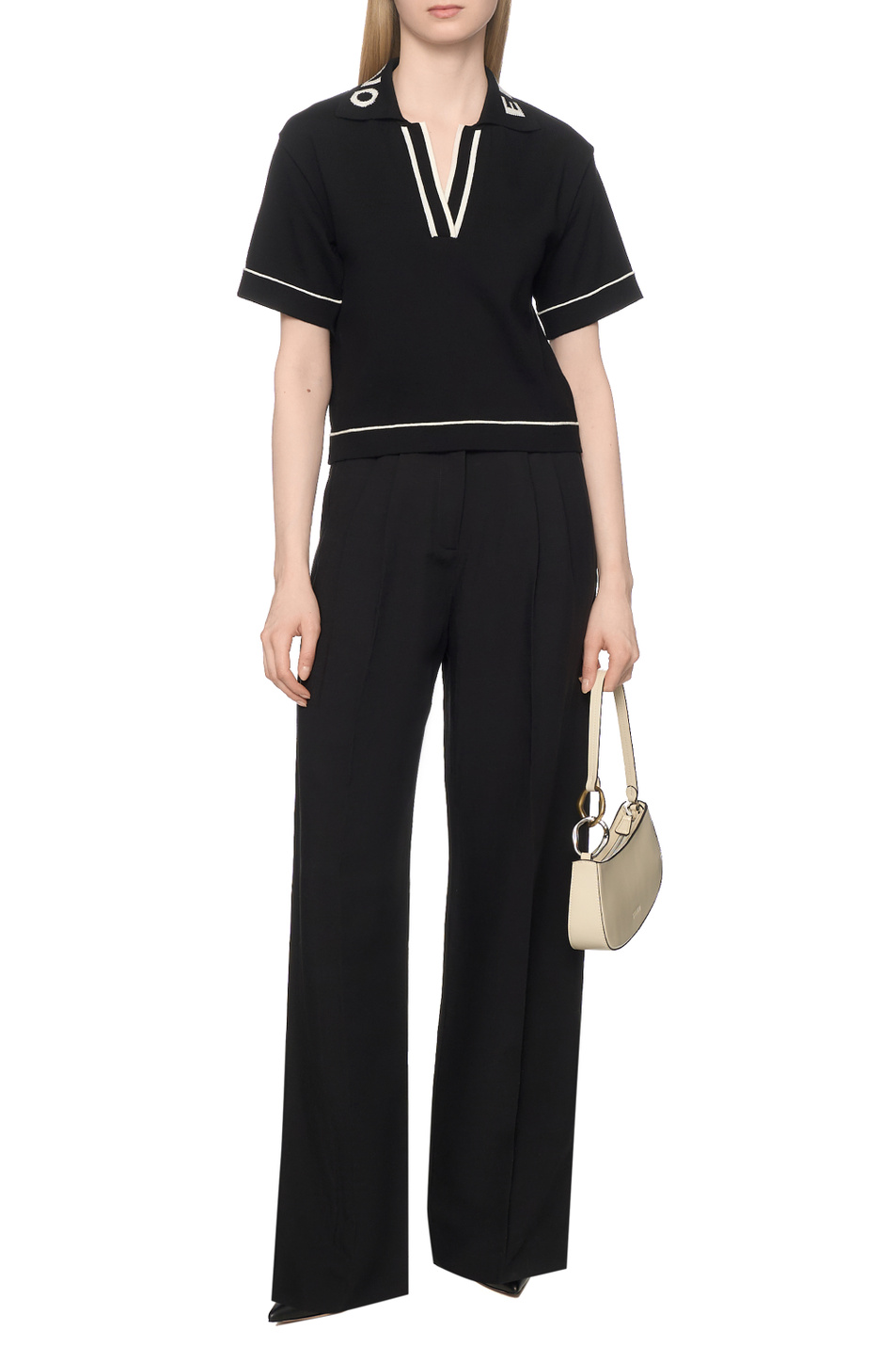 Женский Ermanno Firenze Поло из хлопка (цвет ), артикул D48EM023EO0 | Фото 3