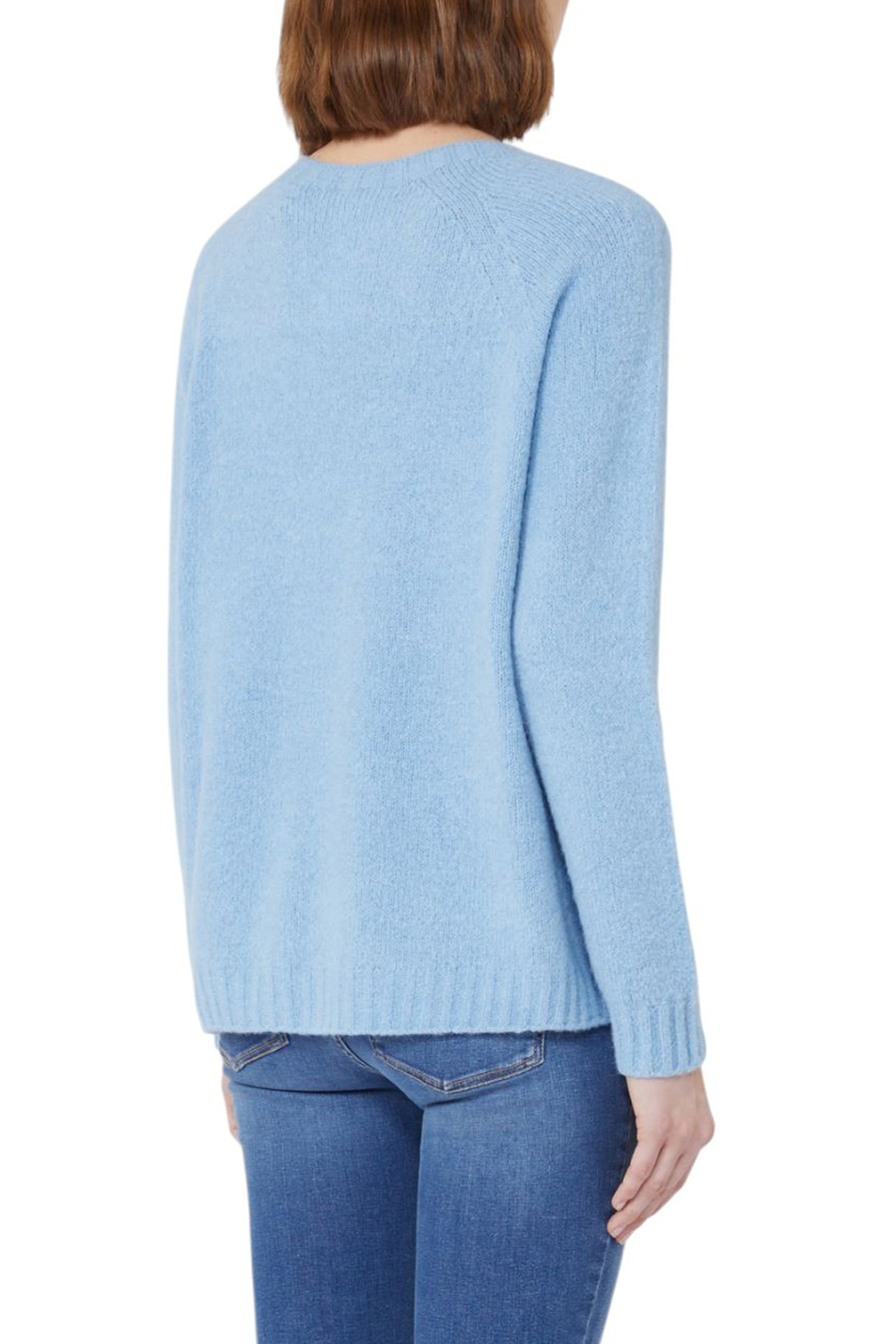 Женский Weekend Max Mara Свитер GHIACCI однотонный из смесовой альпаки (цвет ), артикул 2525366151 | Фото 4