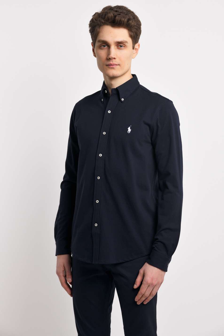 Мужской Polo Ralph Lauren Рубашка из натурального хлопка (цвет ), артикул 710654408016 | Фото 1