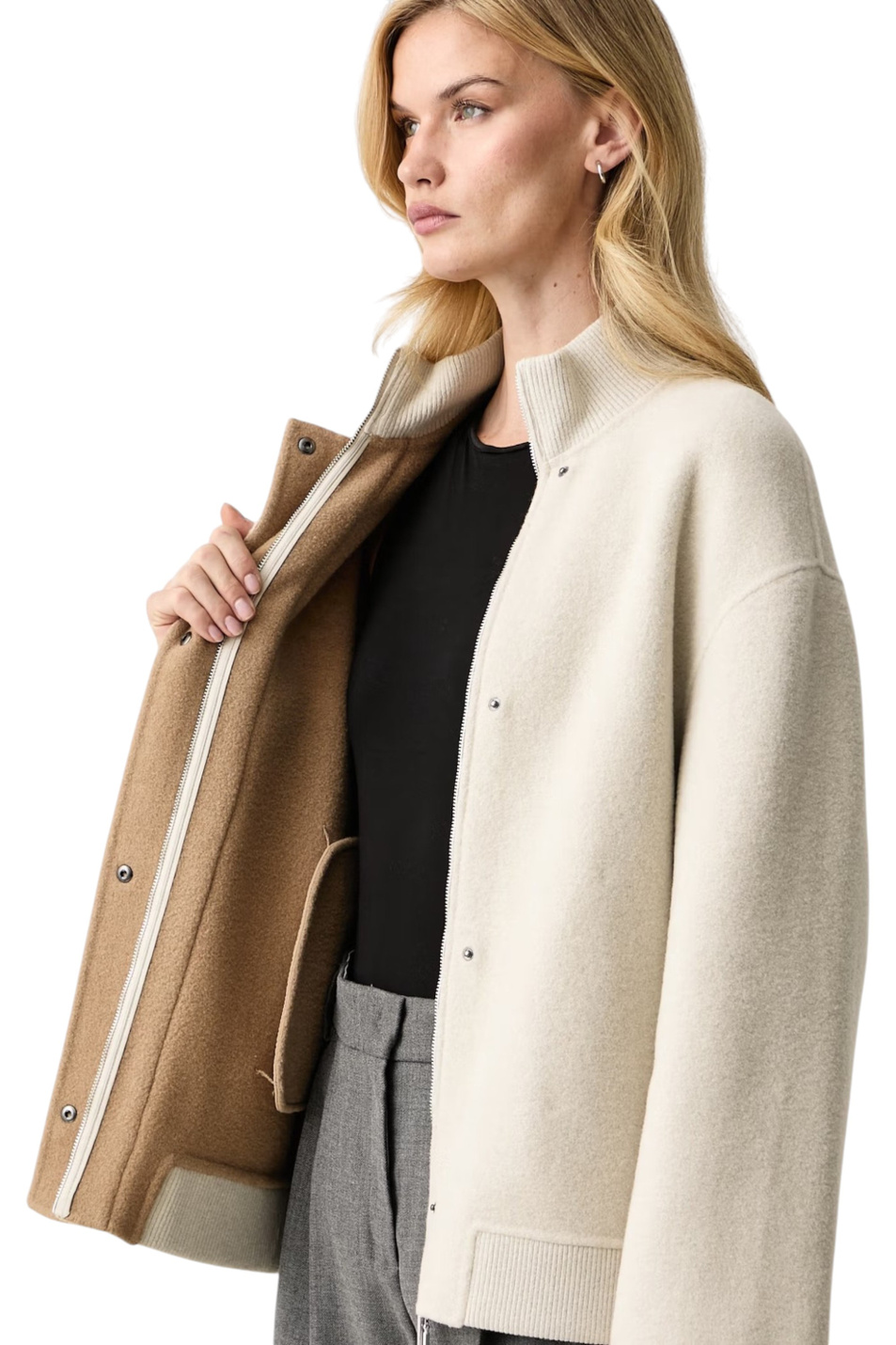 Женский Max Mara Куртка FENICE из смесовой шерсти (цвет ), артикул 2626916088 | Фото 6