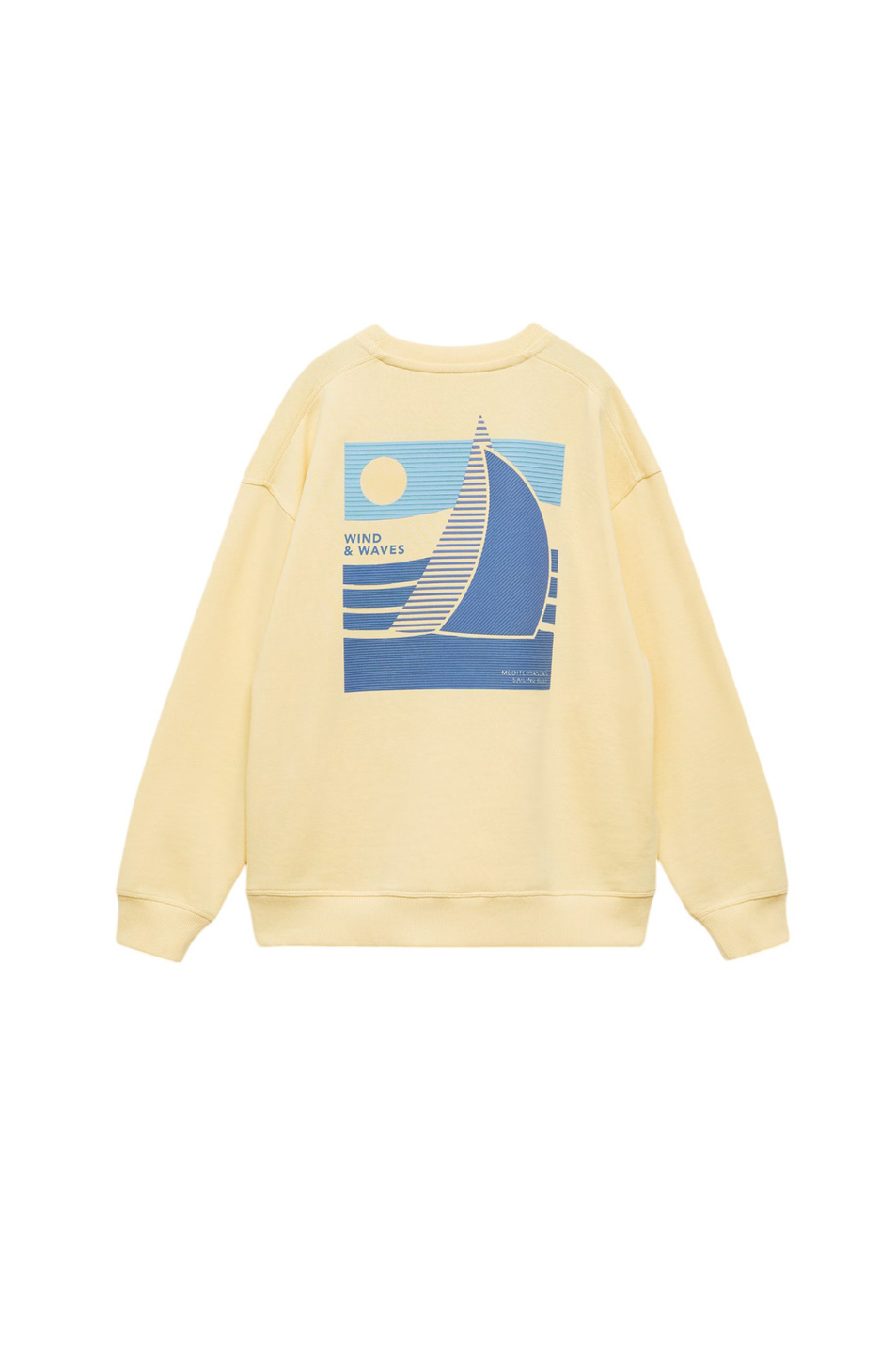 Мальчикам Mango Kids Свитшот WIND из хлопка (цвет ), артикул 87074787 | Фото 2