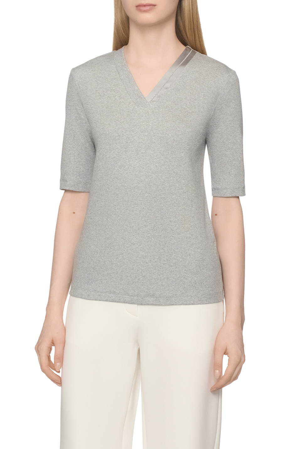 Женский Peserico Футболка из эластичного хлопка (цвет ), артикул A06741J0-5669A | Фото 4