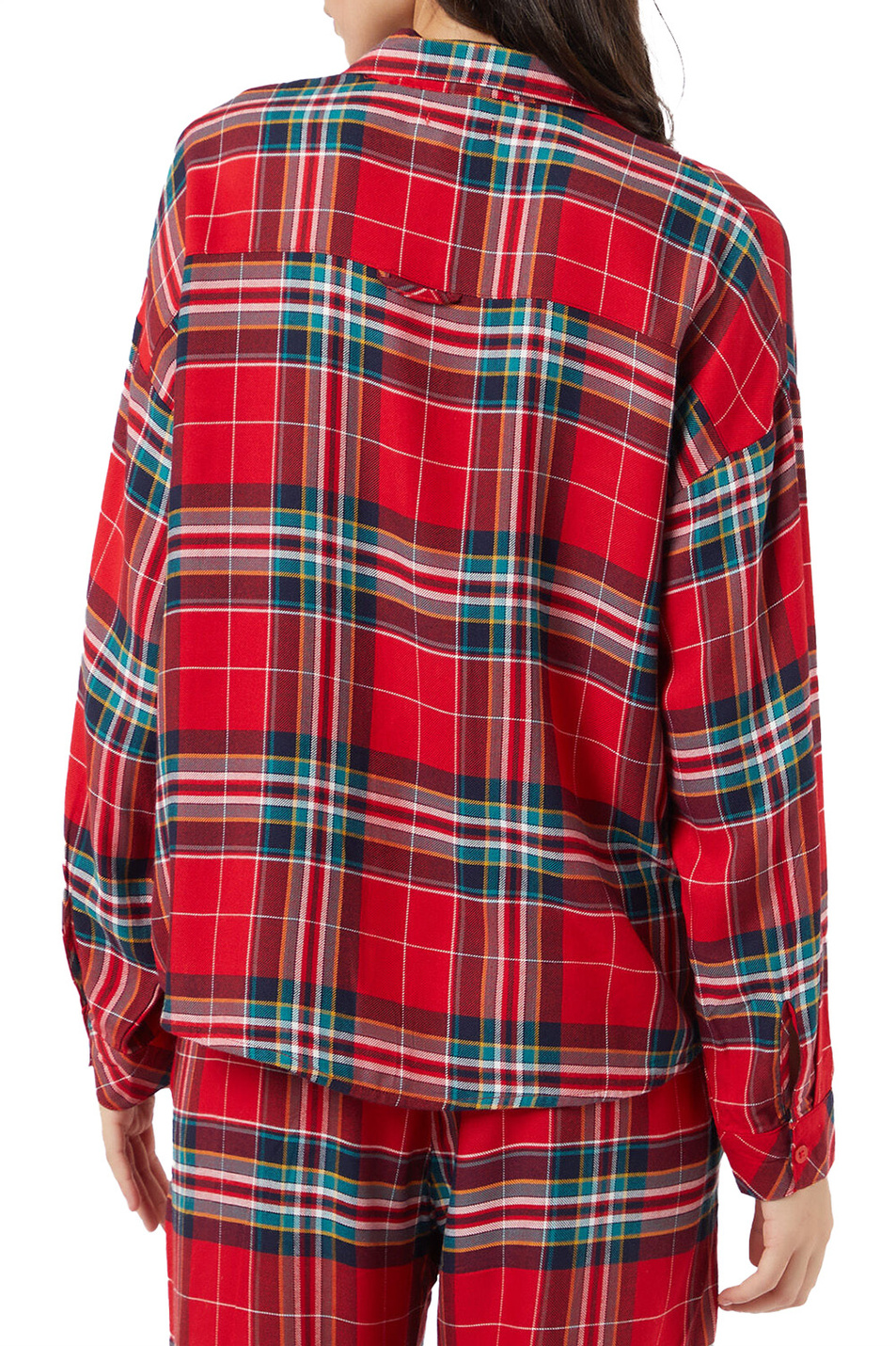 Женский Etam Пижамная рубашка EUNICE в клетку (цвет ), артикул 6537122 | Фото 3