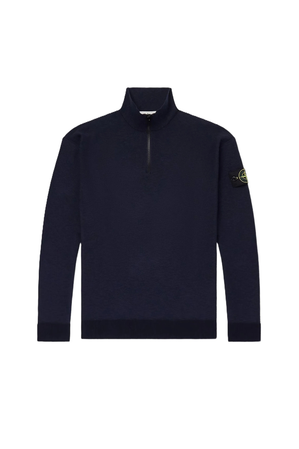 Джемпер с воротником на молнии|Основной цвет:Синий Мужской Stone Island Джемпер с воротником на молнии (цвет ), артикул L1S155100049-S01B0 | Фото 1