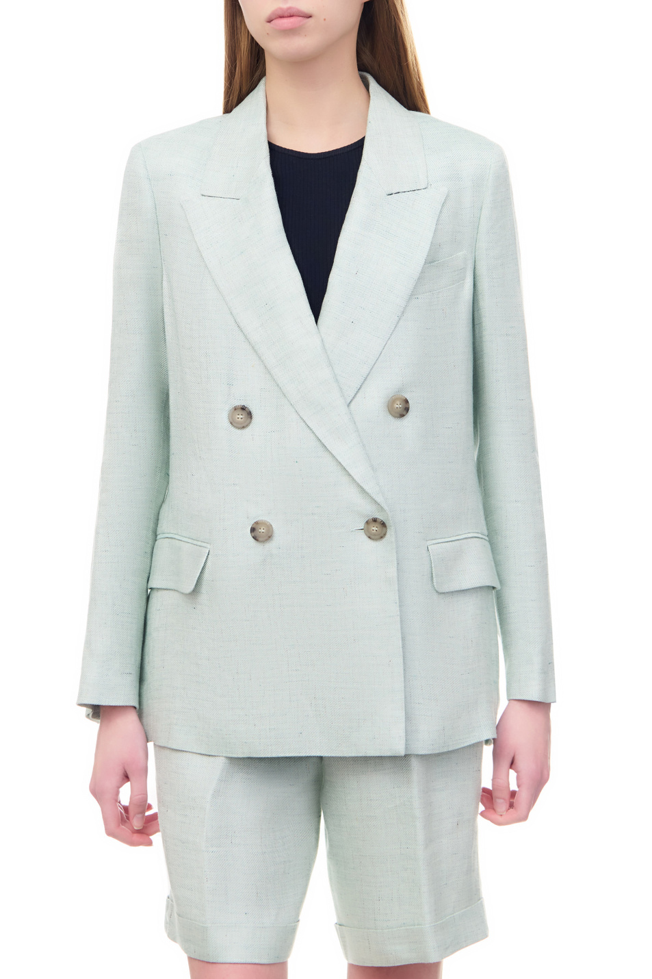 Женский Peserico Пиджак из льна и ацетата (цвет ), артикул S01428N-05412 | Фото 1