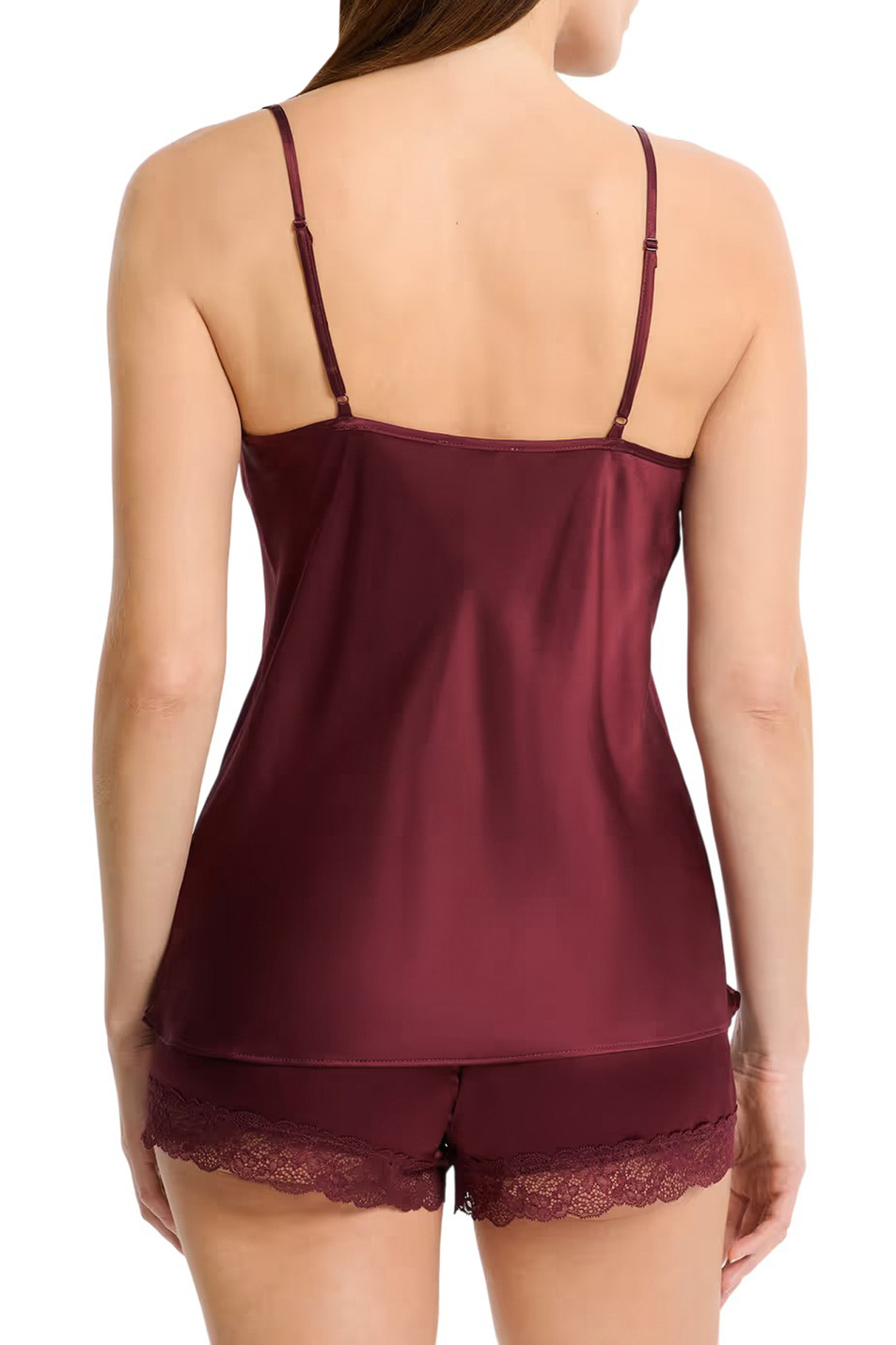 Топ MILKY из натурального шелка|Основной цвет:Бордовый Женский Etam Топ MILKY из натурального шелка (цвет ), артикул 6515344 | Фото 2