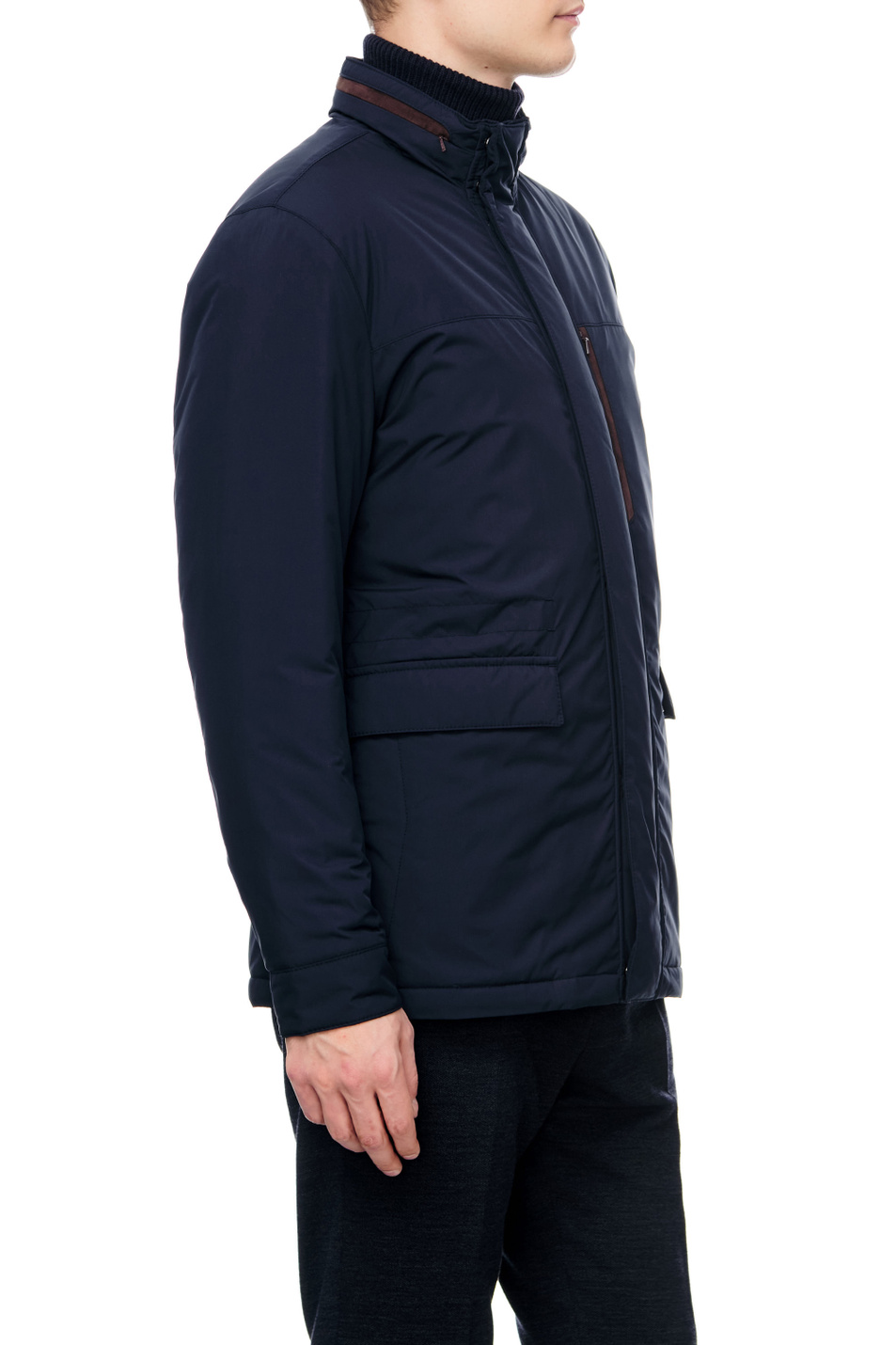Мужской Corneliani Куртка с воротником-стойкой (цвет ), артикул 9025R3-2820144 | Фото 4