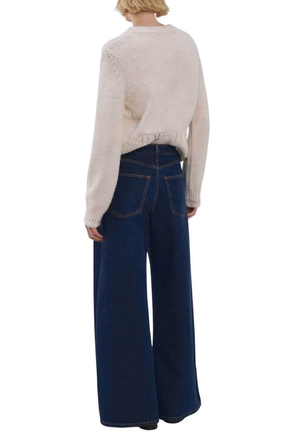 Женский Mango Джинсы IRIS из хлопка (цвет ), артикул 27054437 | Фото 3