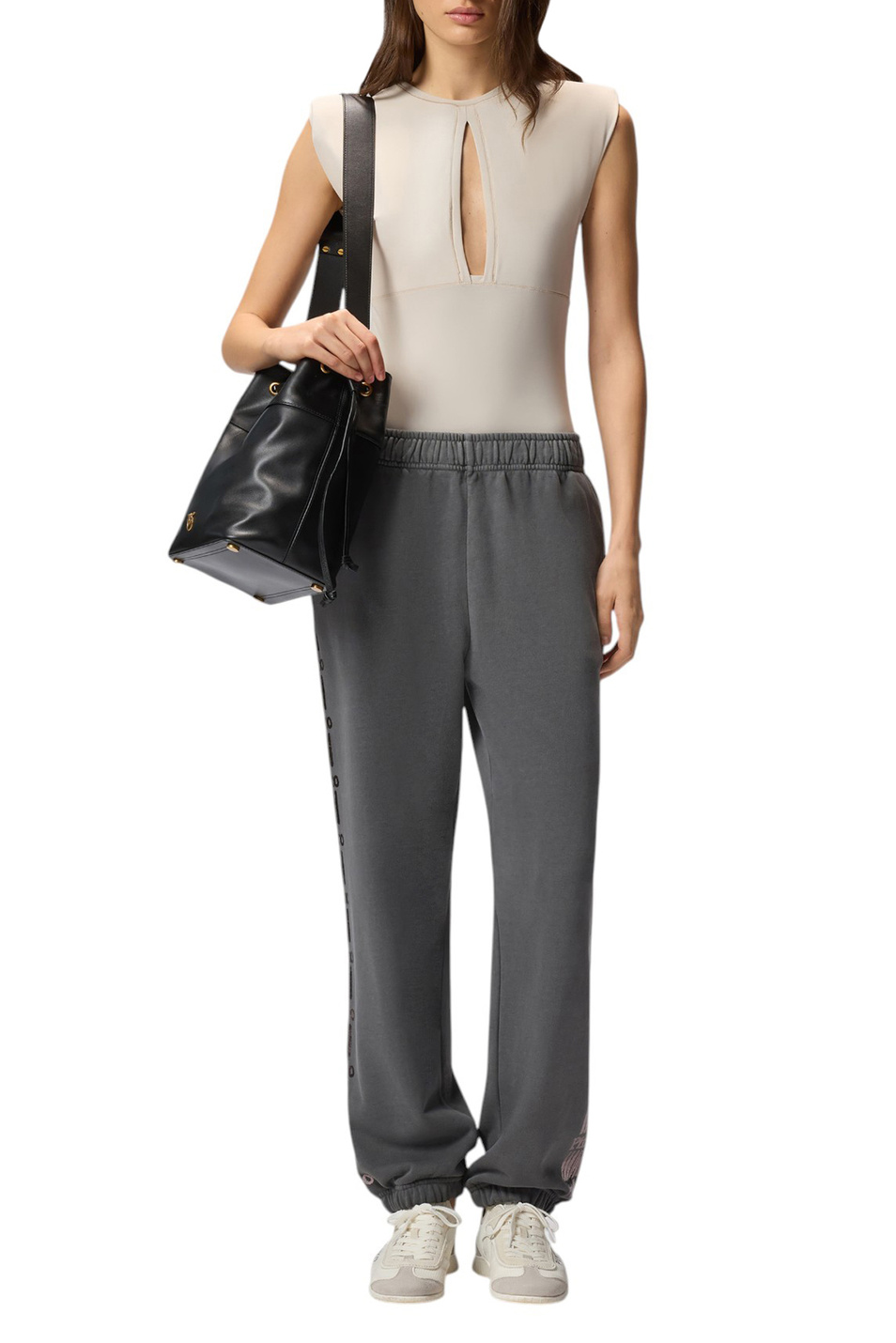 Женский Pinko Брюки PLUMCAKE с логотипом (цвет ), артикул 104790A2V7 | Фото 2