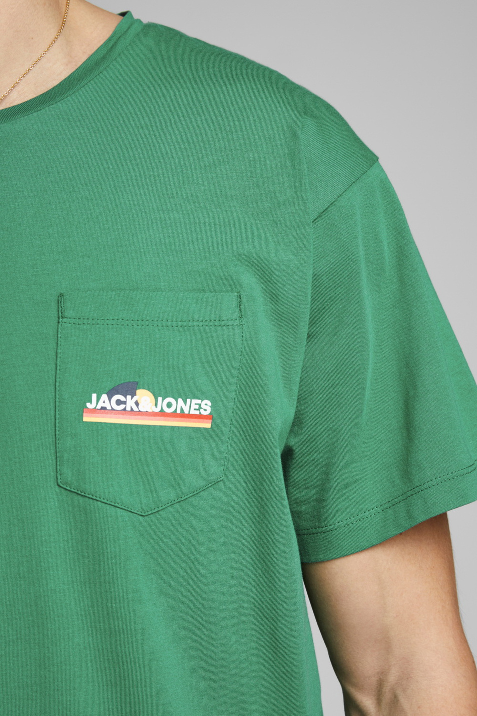 Jack & Jones Футболка из хлопка (цвет ), артикул 12168077 | Фото 7