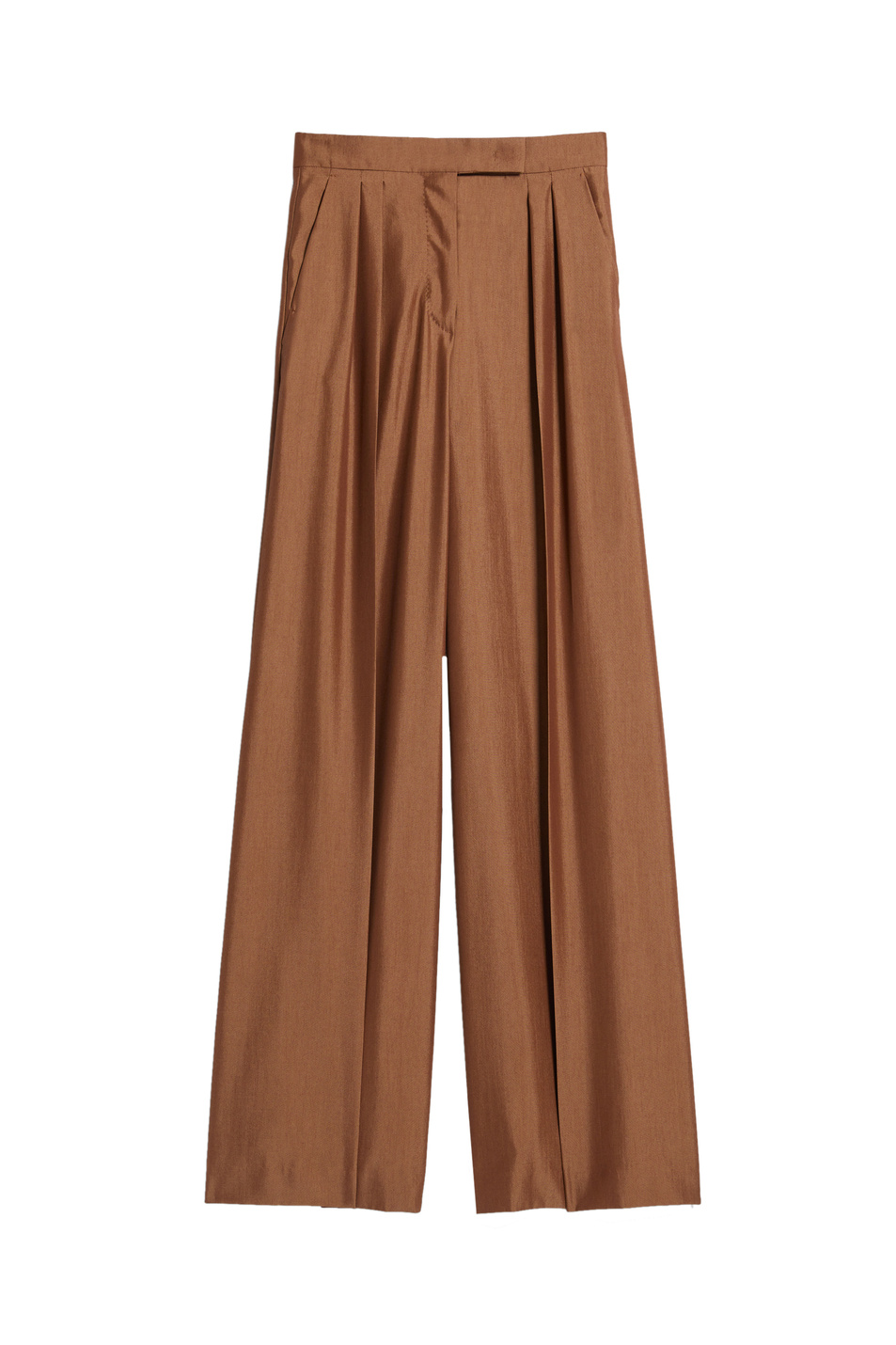 Женский Max Mara Брюки-палаццо LISETTA из шерсти и шелка (цвет ), артикул 2311310831 | Фото 1