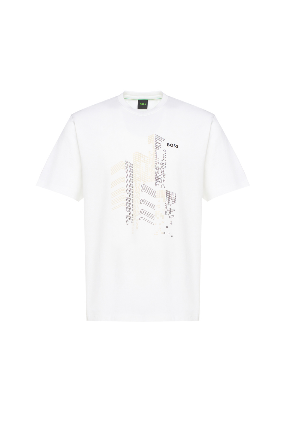 Футболка из хлопка|Основной цвет:Белый Мужской BOSS Футболка из хлопка (цвет ), артикул 50552184 | Фото 1