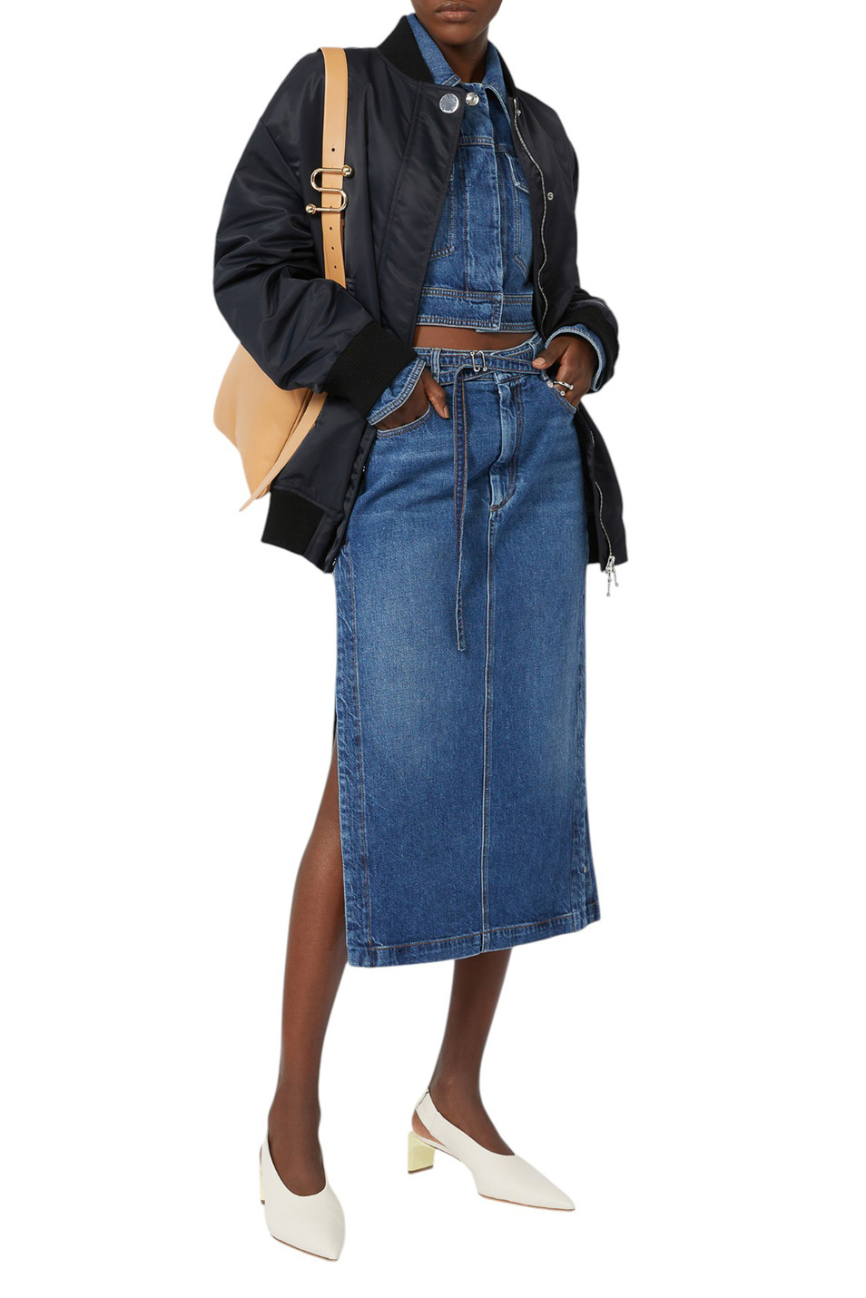 Женский Sportmax Бомбер AGAPE однотонный (цвет ), артикул 2522026041 | Фото 2