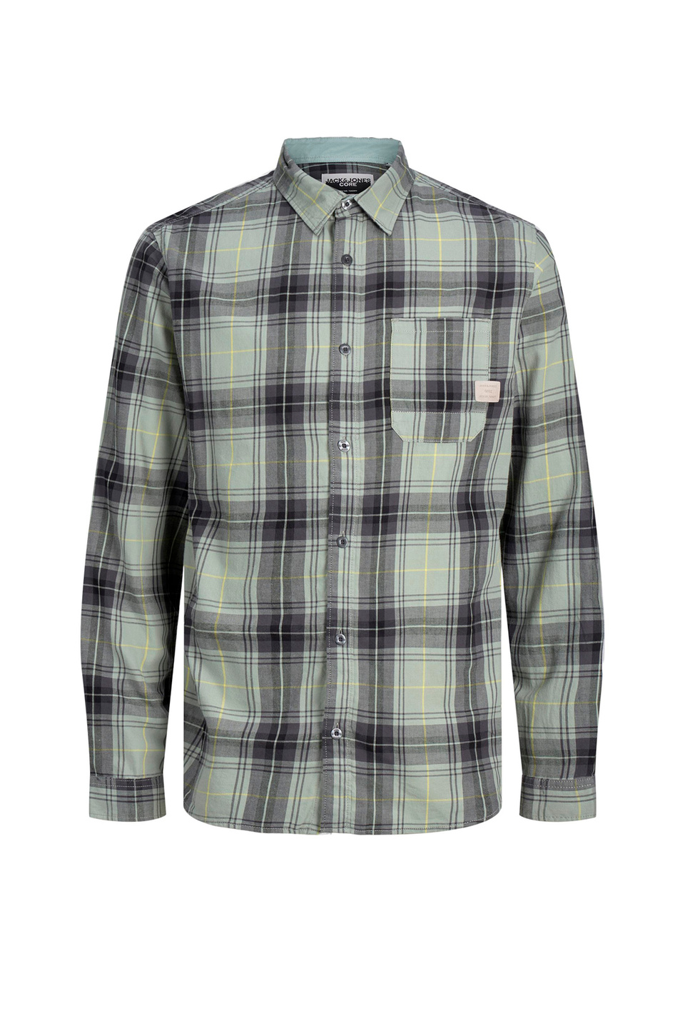 Мужской Jack & Jones Рубашка из натурального хлопка с принтом (цвет ), артикул 12204171 | Фото 1