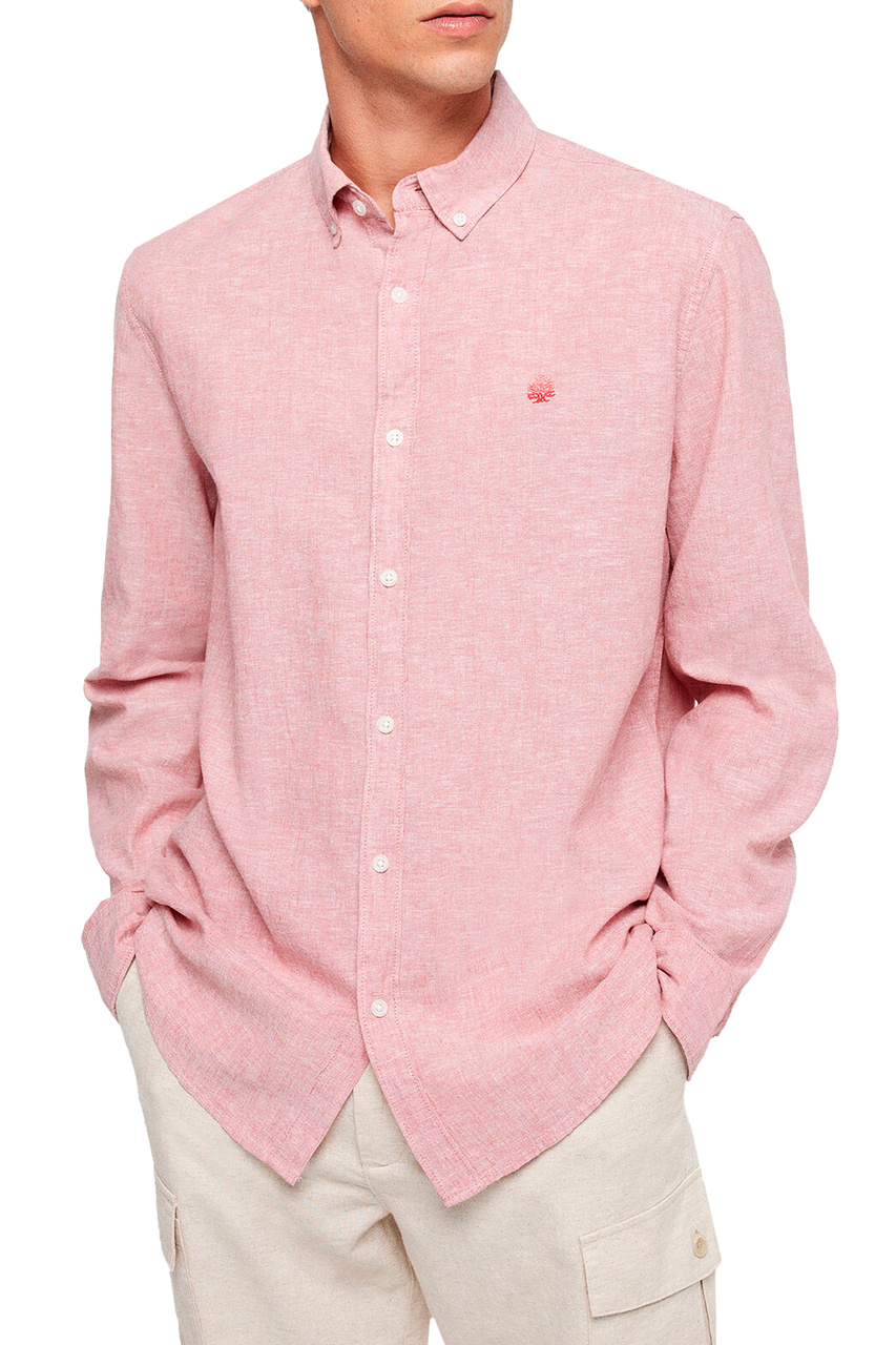 Рубашка с логотипом|Основной цвет:Розовый|Артикул:0997752 | Фото 1