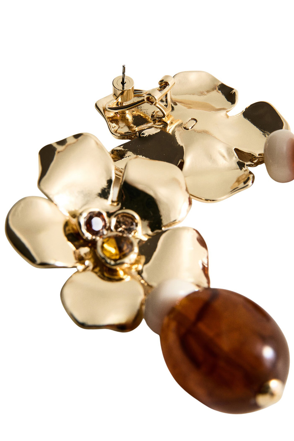 Женский Mango Серьги в форме цветка MICHELLE (цвет ), артикул 27015984 | Фото 3