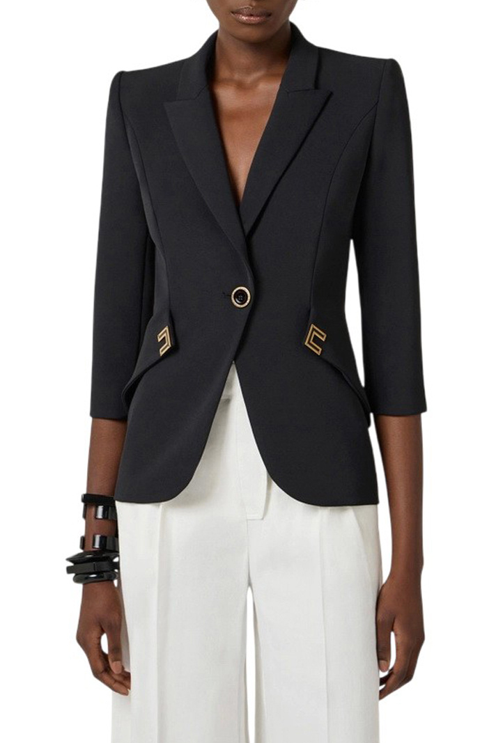 Женский Elisabetta Franchi Пиджак с декором (цвет ), артикул GI21561E2 | Фото 3