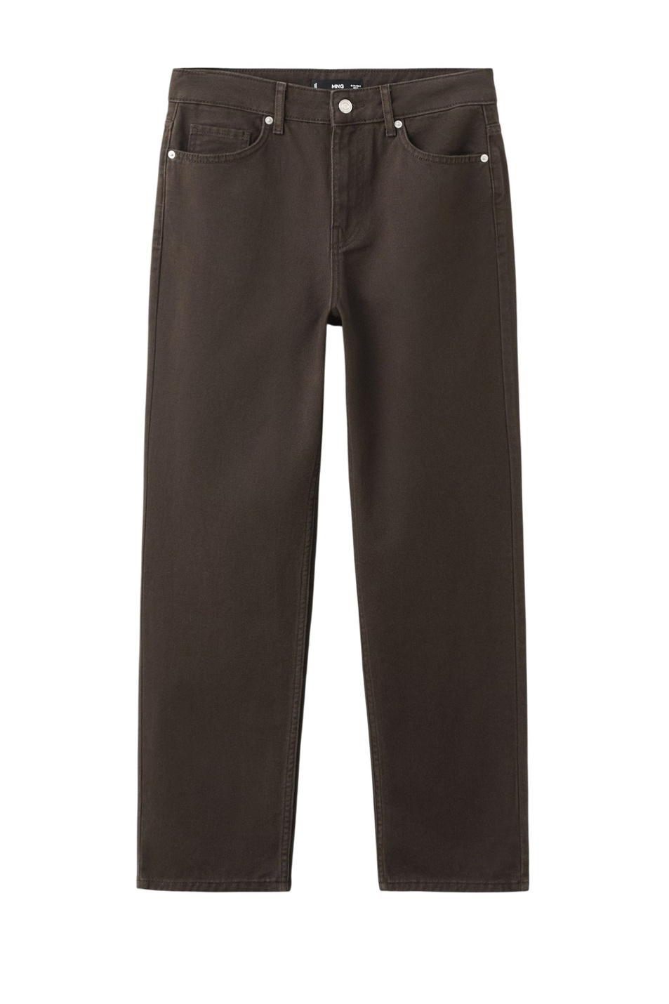 Женский Mango Джинсы укороченные однотонные (цвет ), артикул 27004108 | Фото 1