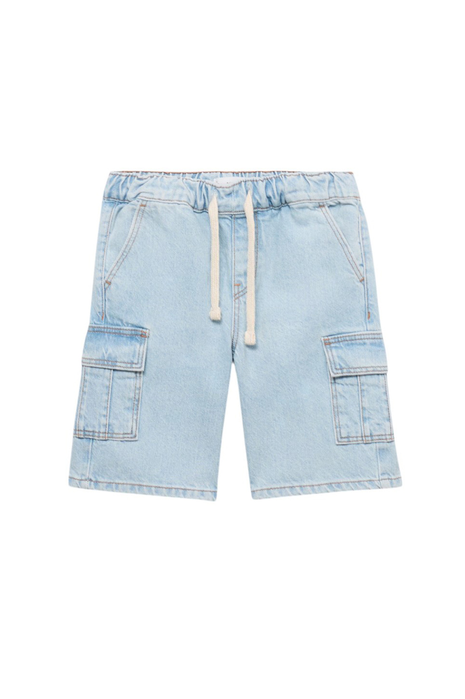 Мальчикам Mango Kids Шорты джинсовые TOMMY (цвет ), артикул 87077691 | Фото 1