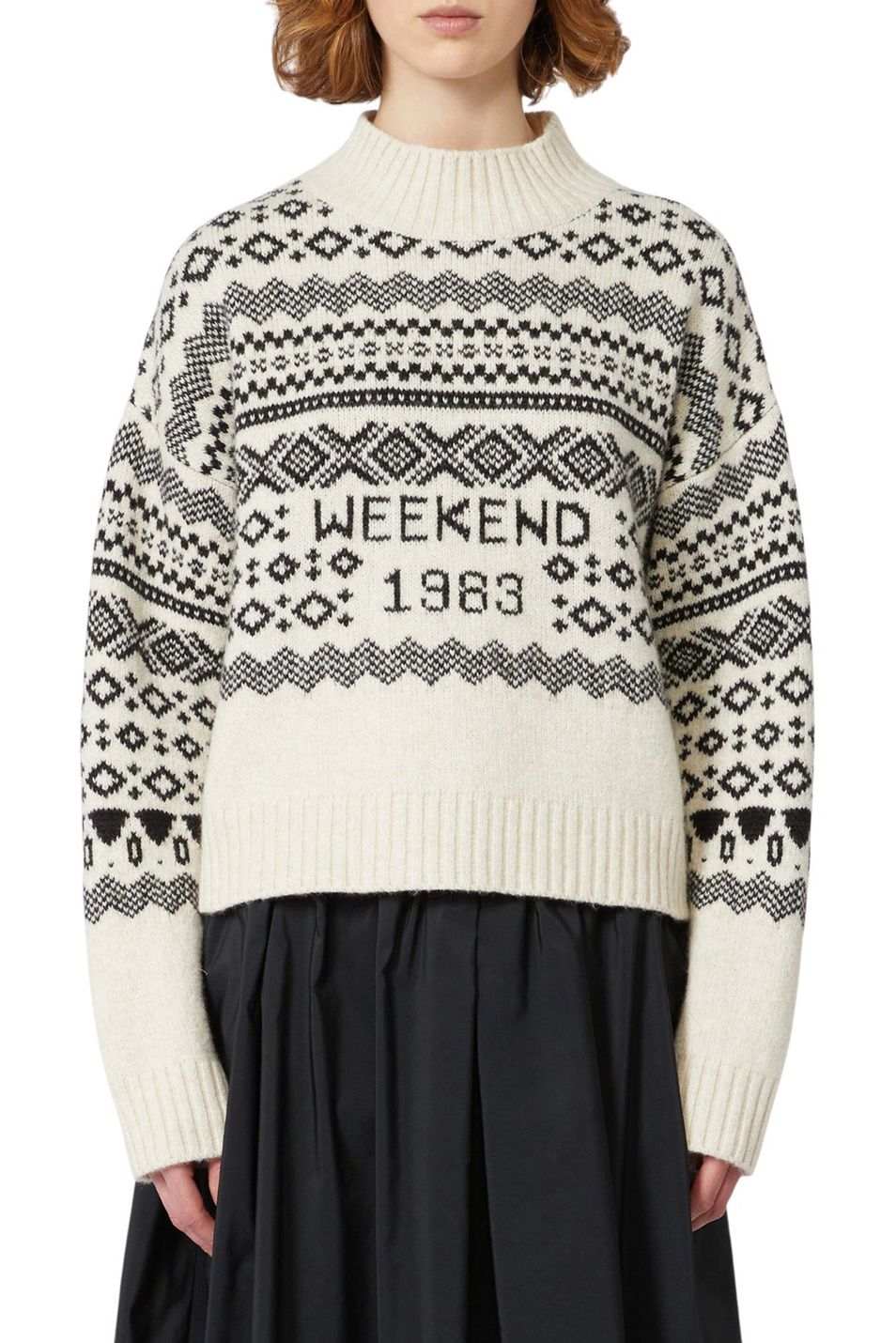 Женский Weekend Max Mara Свитер BRIOSO1234 с принтом (цвет ), артикул 2525366053 | Фото 3