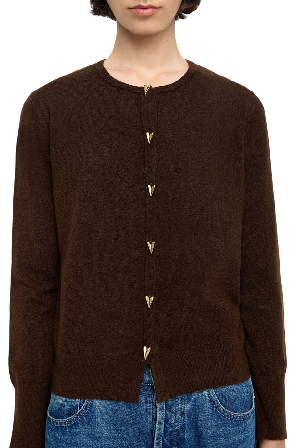 Женский Parfois Кардиган с круглым вырезом (цвет ), артикул 241791 | Фото 3