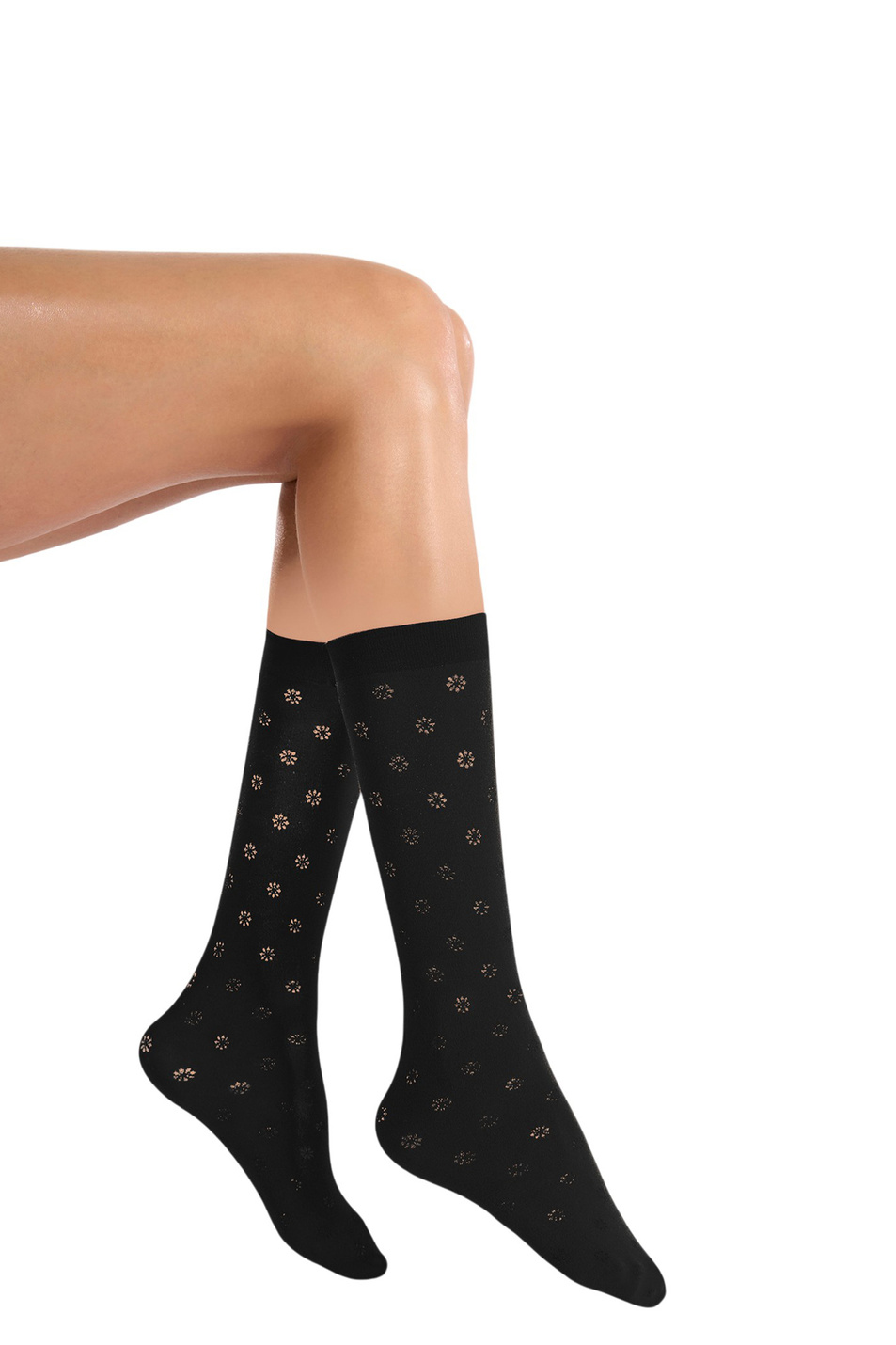 Женский Wolford Носки Daisy с цветочным принтом (цвет ), артикул 45066 | Фото 2