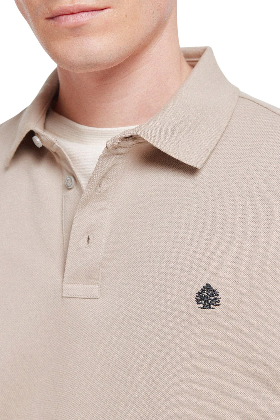 Мужской Springfield Поло из хлопка (цвет ), артикул 4403091 | Фото 4
