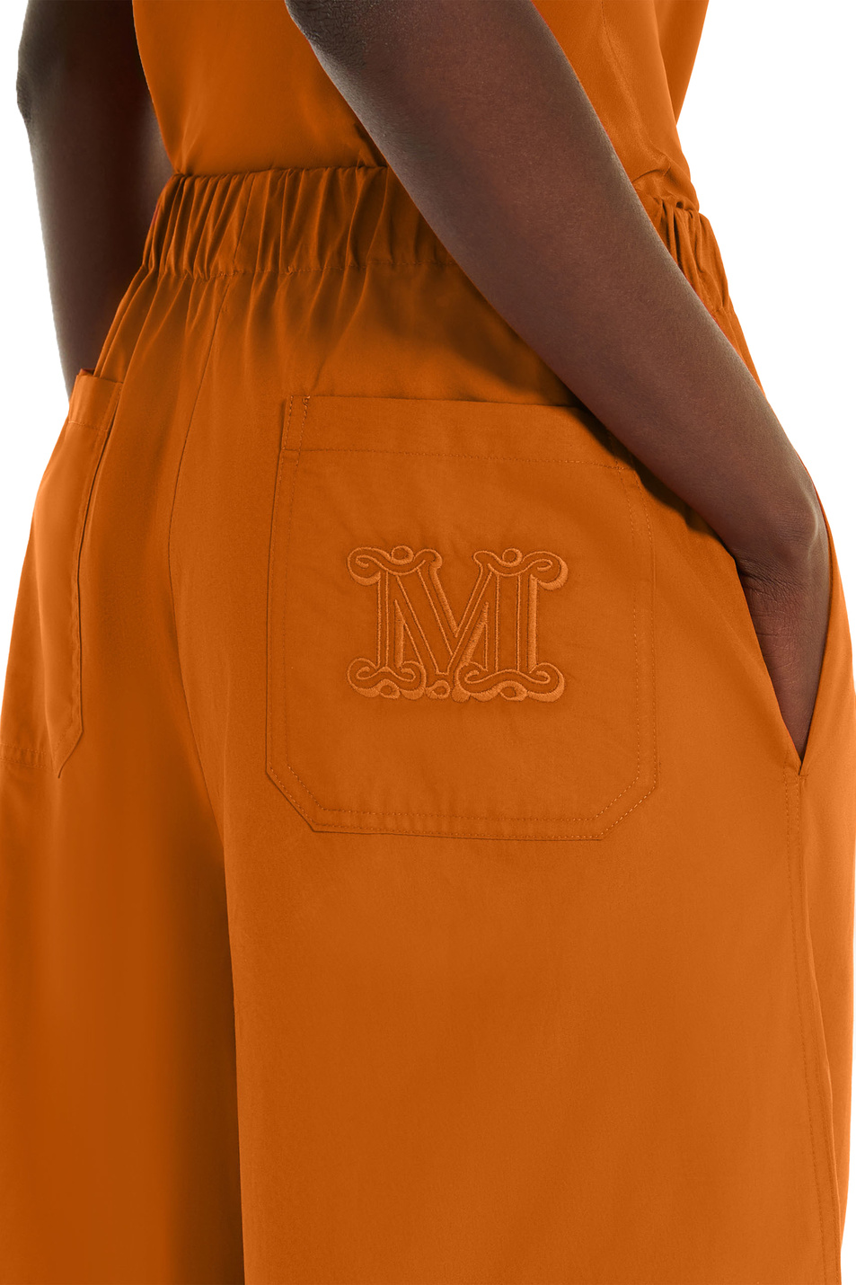 Брюки NAVIGLI из натурального хлопка|Основной цвет:Оранжевый Женский Max Mara Брюки NAVIGLI из натурального хлопка (цвет ), артикул 2411131052 | Фото 5