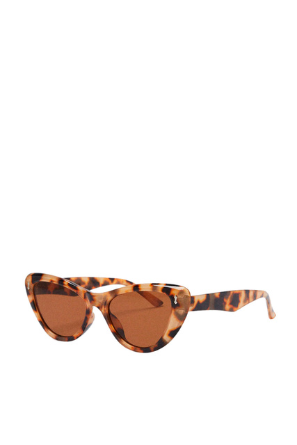 Солнцезащитные очки "кошачий глаз"|Основной цвет:Коричневый|Артикул:205048 | Фото 1